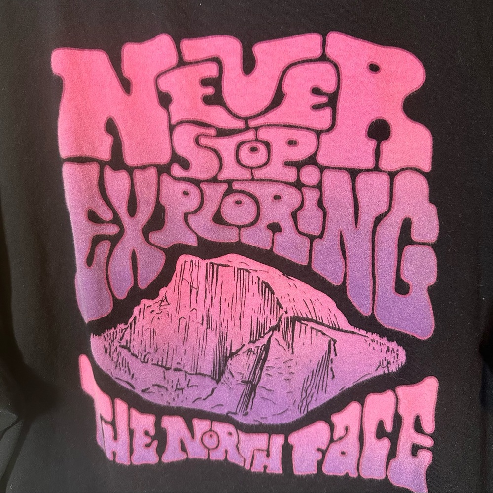 The North Face T-shirt Mens Size XXL Black Never Stop Exploring Short Sleeve - Picture 2 of 6